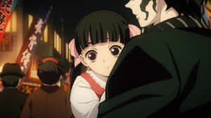 Kibutsuji Muzan Carrying A Child Wallpaper