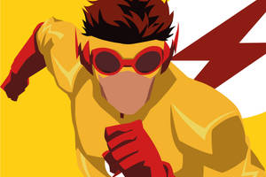 Kid Flash Artwork Wallpaper