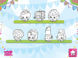 Kids Crave Shopkins For Their Imaginative Playtime Fun Wallpaper