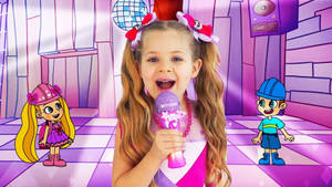 Kids Diana Show Animated Singing Wallpaper