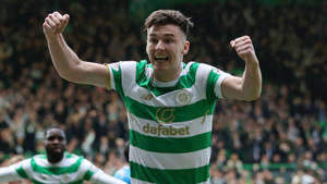 Kieran Tierney Celebrating Wallpaper