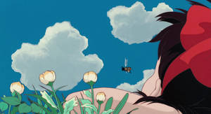 Kiki Dreaming From Kikis Delivery Service Wallpaper