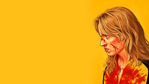Kill Bill Bloody Side View Portrait Wallpaper