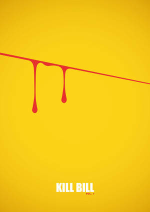 Kill Bill Bloody Slash Poster Wallpaper