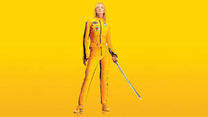 Kill Bill Yellow Jumpsuit Wallpaper
