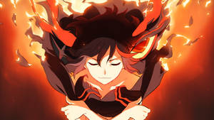 Kill La Kill Ryuko Flames Wallpaper
