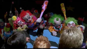 Killer Clowns From Outer Space In Hot Pursuit Wallpaper
