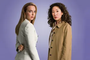 Killing Eve Duo Standoff Wallpaper