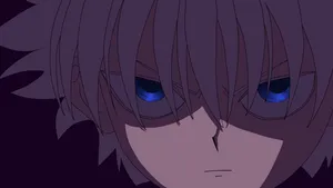 Killua Deadly Stare Wallpaper