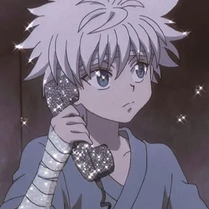 Killua Sparkling Telephone Wallpaper