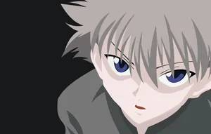 Killua Vector Portrait Wallpaper