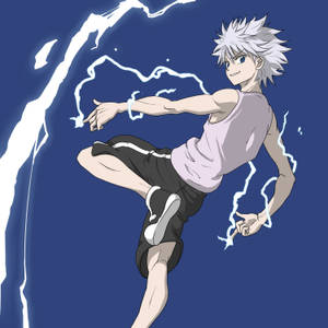 Killua Whirlwind Lightning Wallpaper