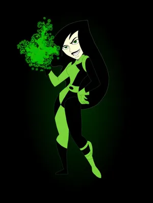 Kim Possible Posing Heroically While Wearing Her Iconic Mission Outfit. Wallpaper