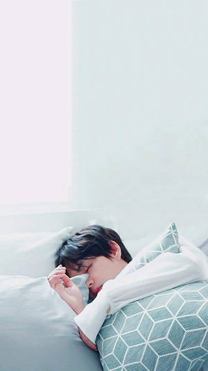 Kim Taehyung 2021 Sleeping Wallpaper
