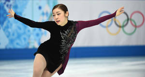 Kim Yeon Ah At Winter Olympics Wallpaper