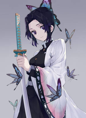 Kimetsu No Yaiba Anime Shinobu Pfp Wallpaper