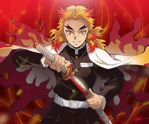 Kimetsu No Yaiba Rengoku Wallpaper