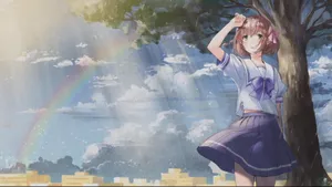 Kimi Ga Nozomu Eien Colourful Rainbow Wallpaper