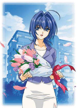 Kimi Ga Nozomu Eien Flower Bouquet Wallpaper