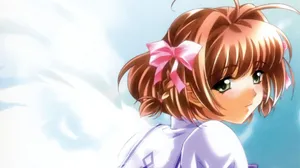 Kimi Ga Nozomu Eien Iconic Ribbon Wallpaper