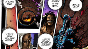 King And Kaido Manga Panel Wallpaper
