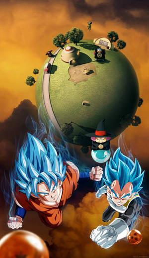 King Kai's Planet Dragon Ball Z Iphone Wallpaper