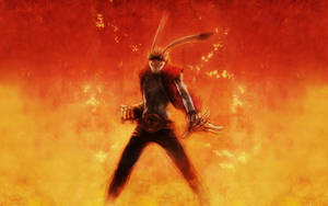 King Kazma Fire Anime Wallpaper