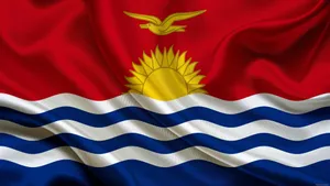 Kiribati National Flag Wallpaper