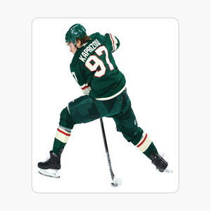 Kirill Kaprizov Backside Pose Wallpaper