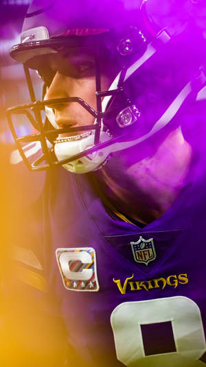 Kirk Cousins Close Up Shot Wallpaper