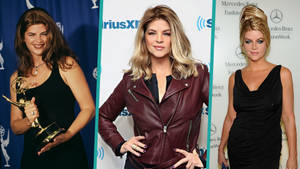 Kirstie Alley American Actress Collage Wallpaper