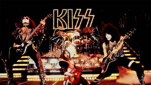 Kiss Band Live Concert Wallpaper