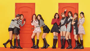Knock Knock Twice K Pop Group Wallpaper
