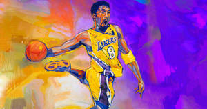 Kobe Bryant Painting Nba Desktop Wallpaper