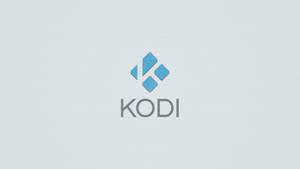 Kodi Logo On White Background Wallpaper