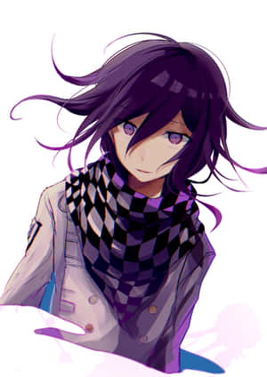 Kokichi Ouma Purple Fan Art Wallpaper