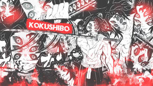 Kokushibo Holding A Black Sword Wallpaper