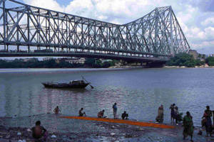 Kolkata Cross Bridge Wallpaper