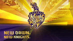 Kolkata Knight Riders Abstract Rays Wallpaper