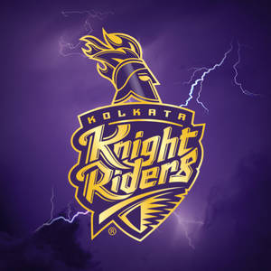 Kolkata Knight Riders Lightning Design Wallpaper