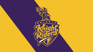 Kolkata Knight Riders Stripes Pattern Wallpaper