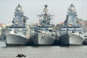 Kolkata Three Ships Wallpaper