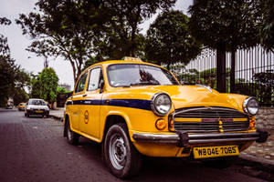 Kolkata Yellow Cab Wallpaper
