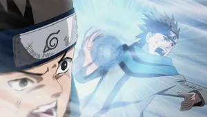 Konohamaru Sarutobi Leading The Charge. Wallpaper