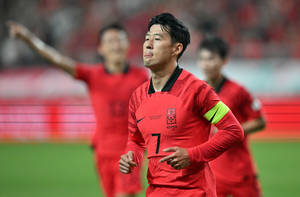 Korea Republic National Football Team Member Number 7 Wallpaper