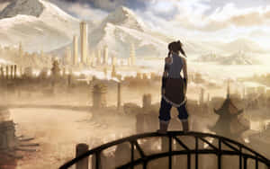 Korra, The Avatar And The Protector Of Republic City Wallpaper
