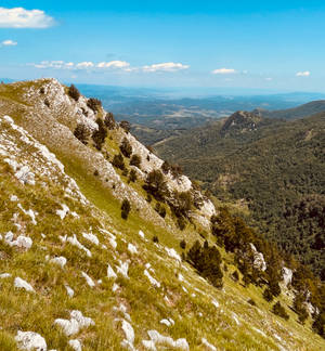 Kosovo Steep Mountain View Wallpaper