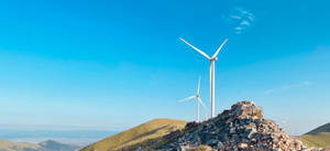 Kosovo Windmills On The Hills Wallpaper