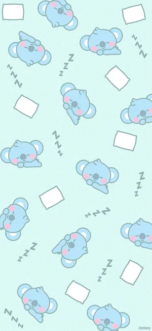 Koya Bt21 Sleeping Wallpaper