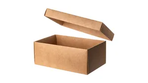 Kraft Box Opened Package Wallpaper